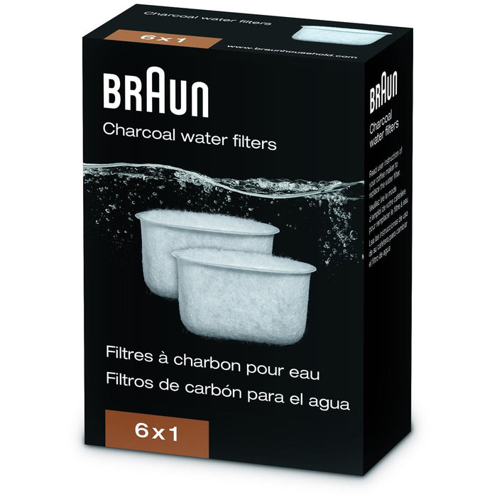 Braun Charcoal Water Filter - 6-Pack BRSC004