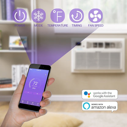 Emerson Quiet - 12000 BTU Heat/Cool TTW Air Conditioner with Wifi Controls, 230V | EATE12RSD2T