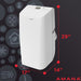 Amana - 13,000 BTU Portable AC Heat/Cool _ AMAP14HAW