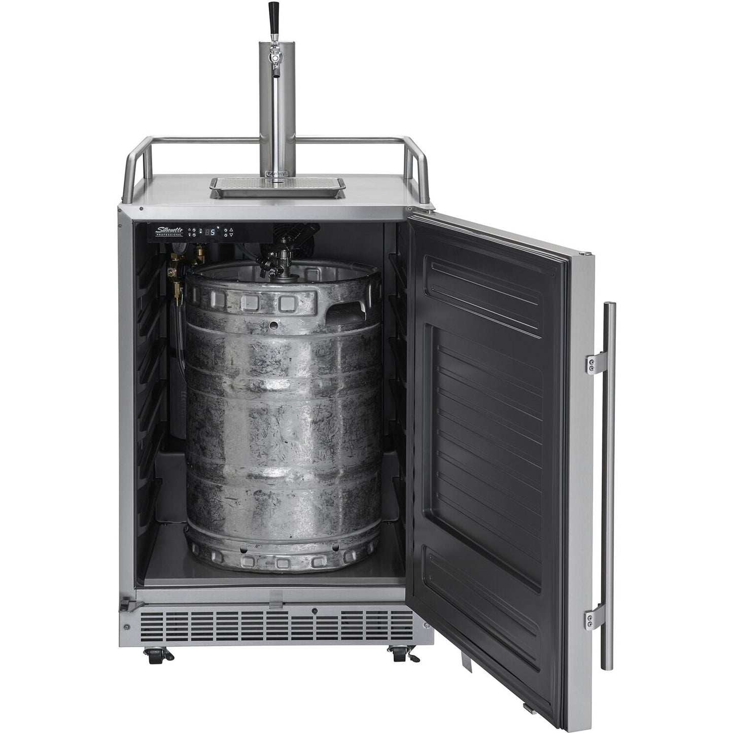 Danby - 6.5 CuFt. Outdoor Rated Keg Cooler, Frost Free Operation | DKC055D1SSPRO
