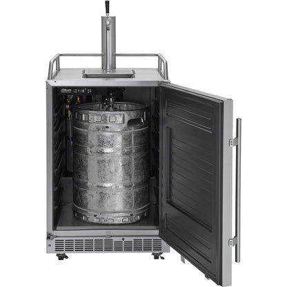 Danby - 6.5 CuFt. Outdoor Rated Keg Cooler, Frost Free Operation | DKC055D1SSPRO