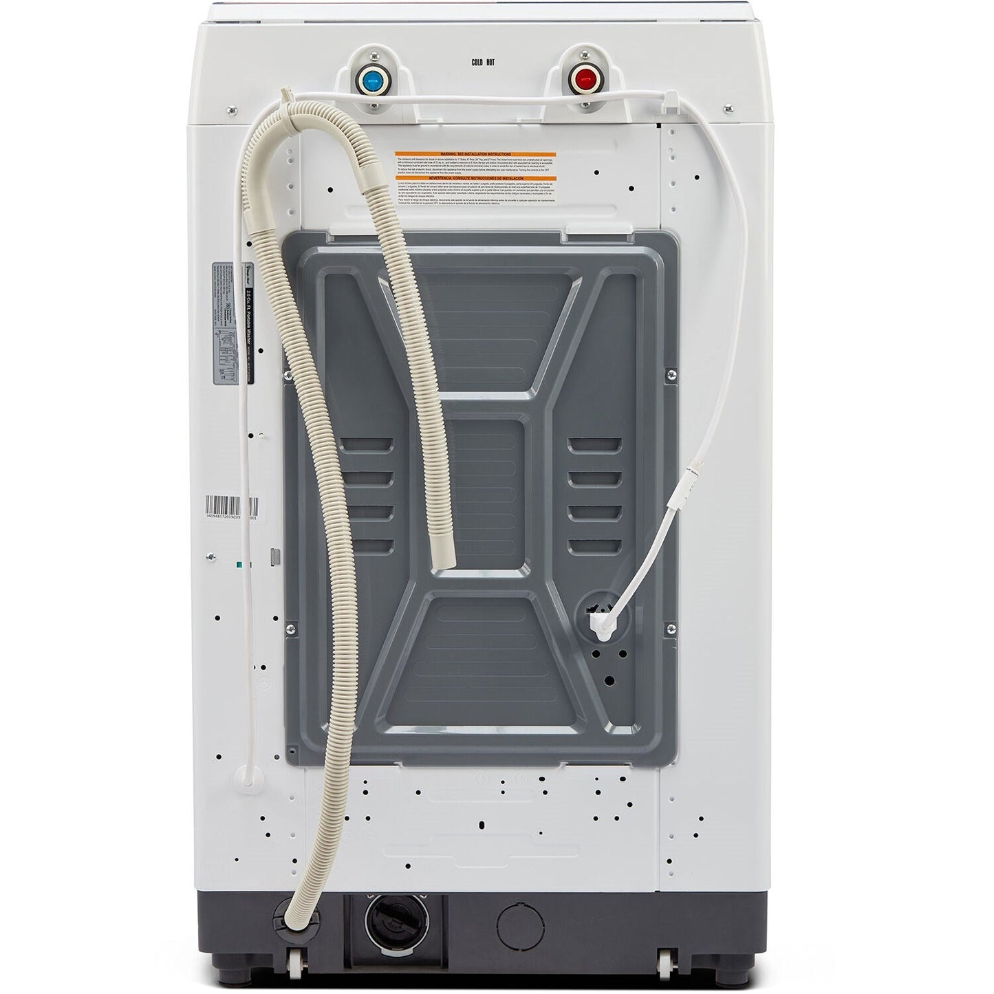 Magic Chef - 2.0 Cu Ft Top-load Compact Washer Wash Machines - MCSTCW20W6