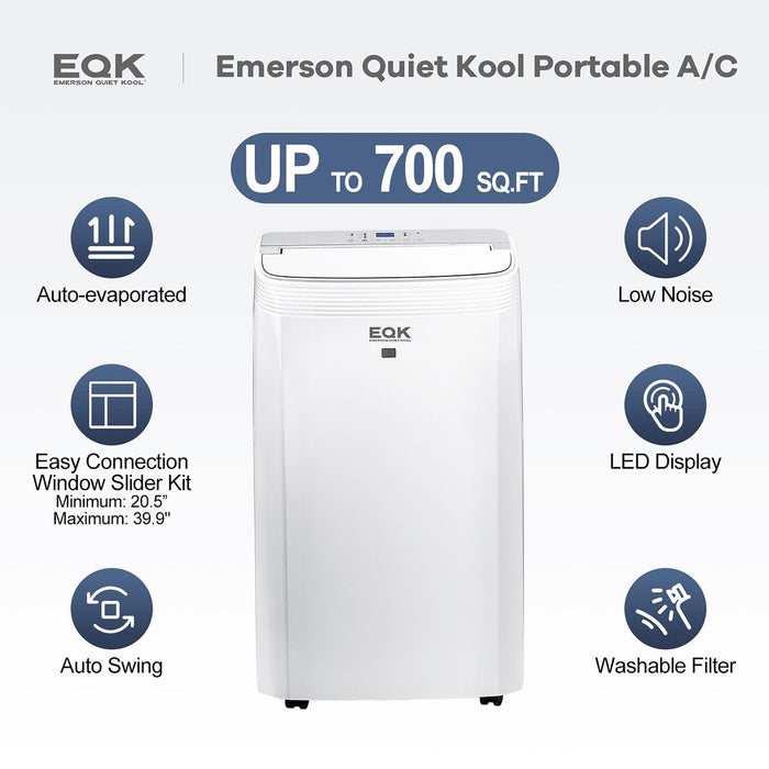 Emerson Quiet - 14,000 BTU Portable Heat/Cool Air Conditioner | EAPH10RC1