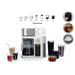 Braun Multiserve Brewing System in Stainless Steel and White with Glass Carafe KF9150WH