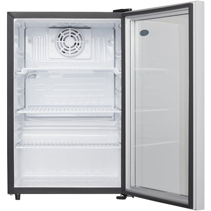 Danby - 2.6 CuFt. Commercial Rated Glass Door Compact All Refrigerator - DAG026A1BDB