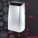 Amana - 10,000 BTU Portable AC - Portable - AMAP101AW-2