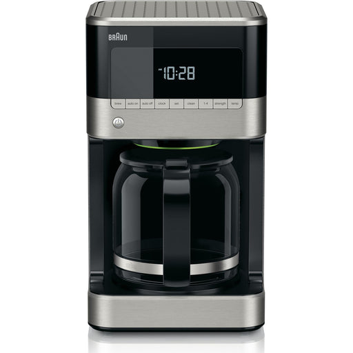 Braun Brew Sense 12-Cup Drip Coffee Maker in Stainless Steel and Black KF7150BK