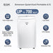 Emerson Quiet - 10000 BTU Heat/Cool Portable Air Conditioner with Wifi Controls | EAPH10RSC1