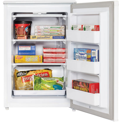 Danby - 4.3 Cu.Ft. Upright Freezer, Manual Defrost, Mechanical Thermostat | DUFM043A2WDD