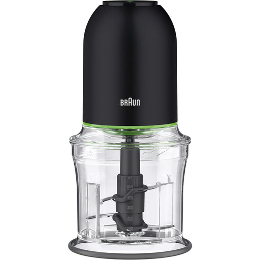 Braun Easy Prep Mini 4 Cup Chopper, 250W Quadblade Technology in Black CH3012BK