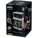 Braun Brew Sense 12-Cup Drip Coffee Maker in Black KF7000BK