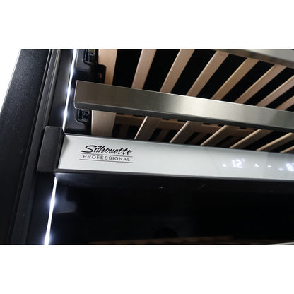 Danby - 51 Bottle Integrated Wine Cooler, Low-E Dual Pane Door, Pro Style Handle - SPRWC053D1SS