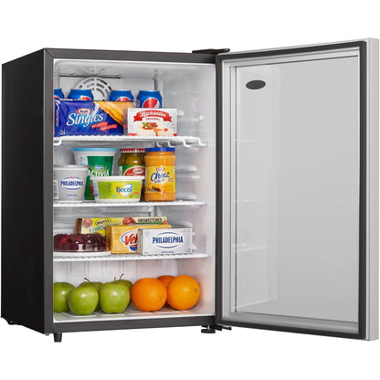 Danby - 2.6 CuFt. Commercial Rated Glass Door Compact All Refrigerator - DAG026A1BDB