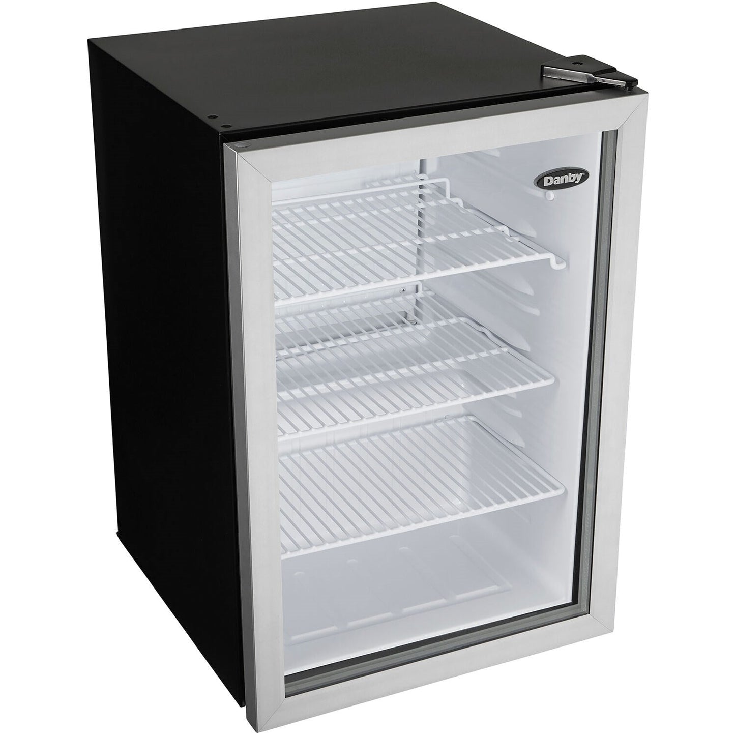 Danby - 2.6 CuFt. Commercial Rated Glass Door Compact All Refrigerator - DAG026A1BDB