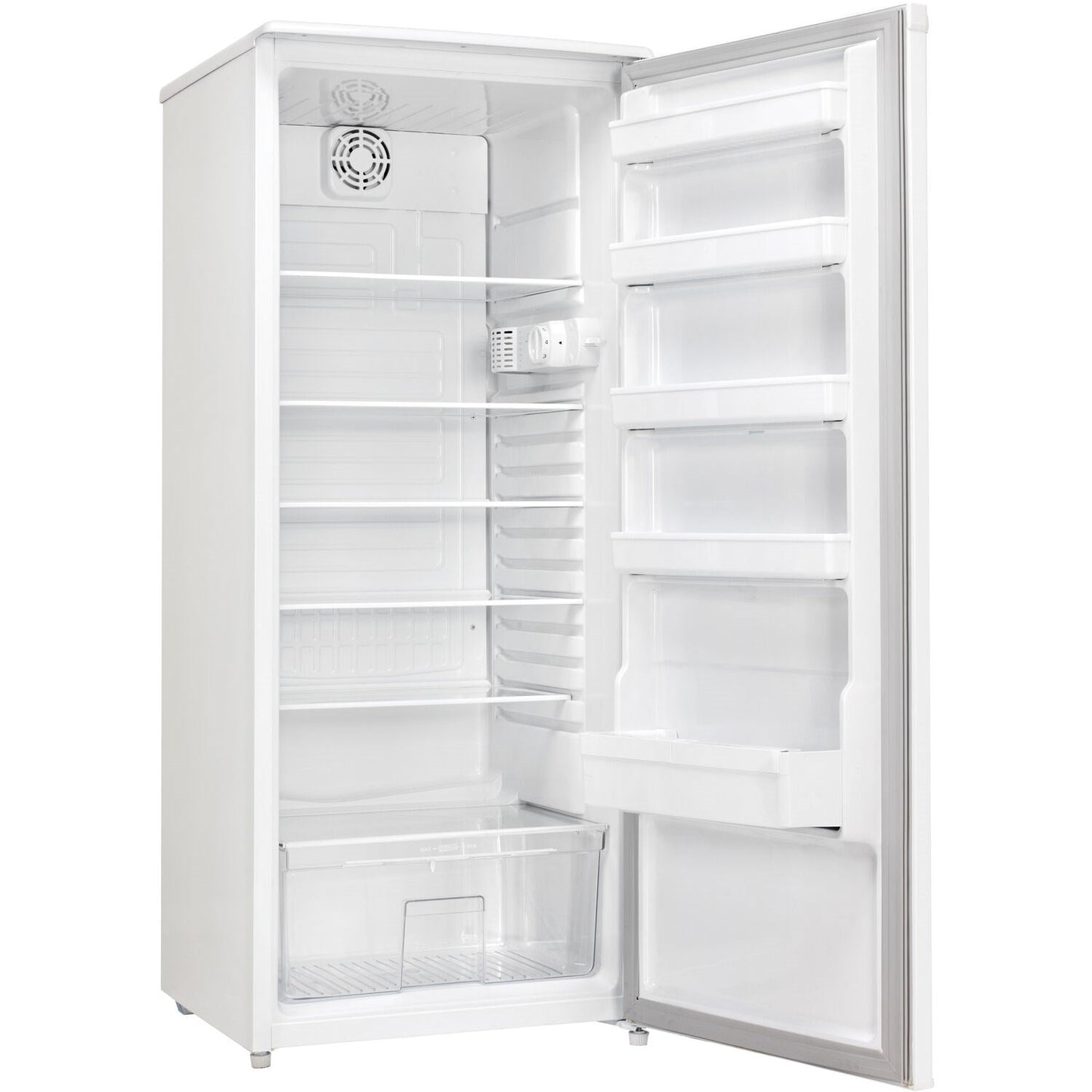 Danby - 11 CuFt. All Refrigerator, Interior Light, Worktop, Crisper - DAR110A1WDD