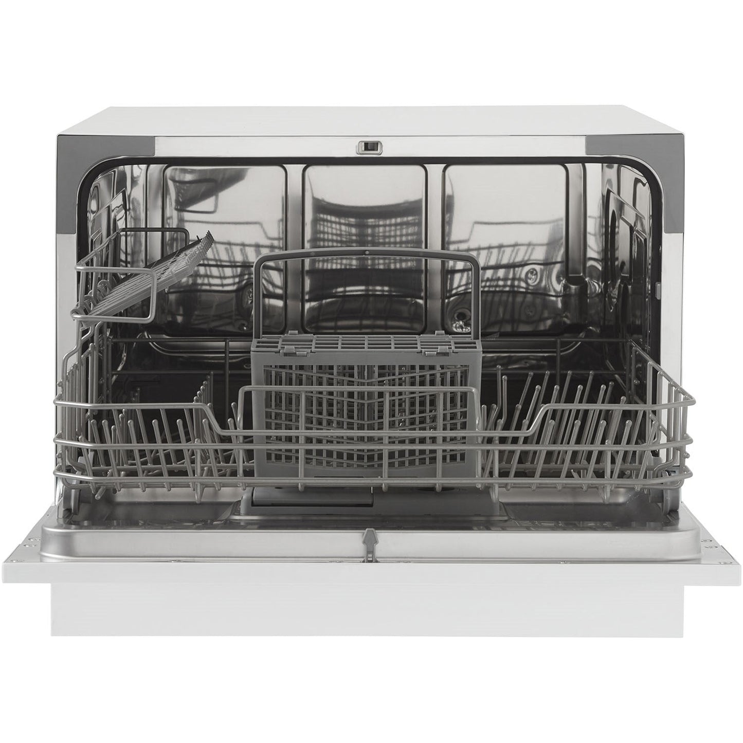 Danby - Countertop Dishwasher, 6 Place Setting, SS Interior - DDW621WDB