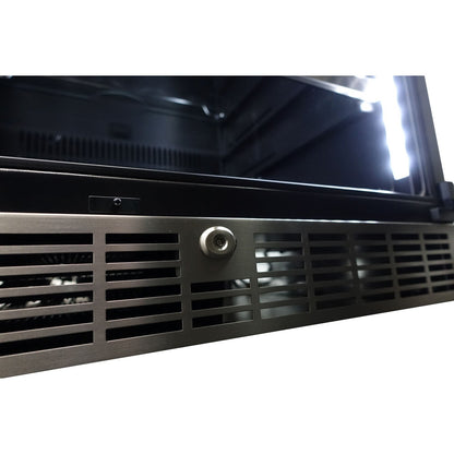 Danby - 5.6 CuFt Integrated Beverage Center, 6 Wine Bottles & 126 Beverage Cans | SPRBC056D1SS