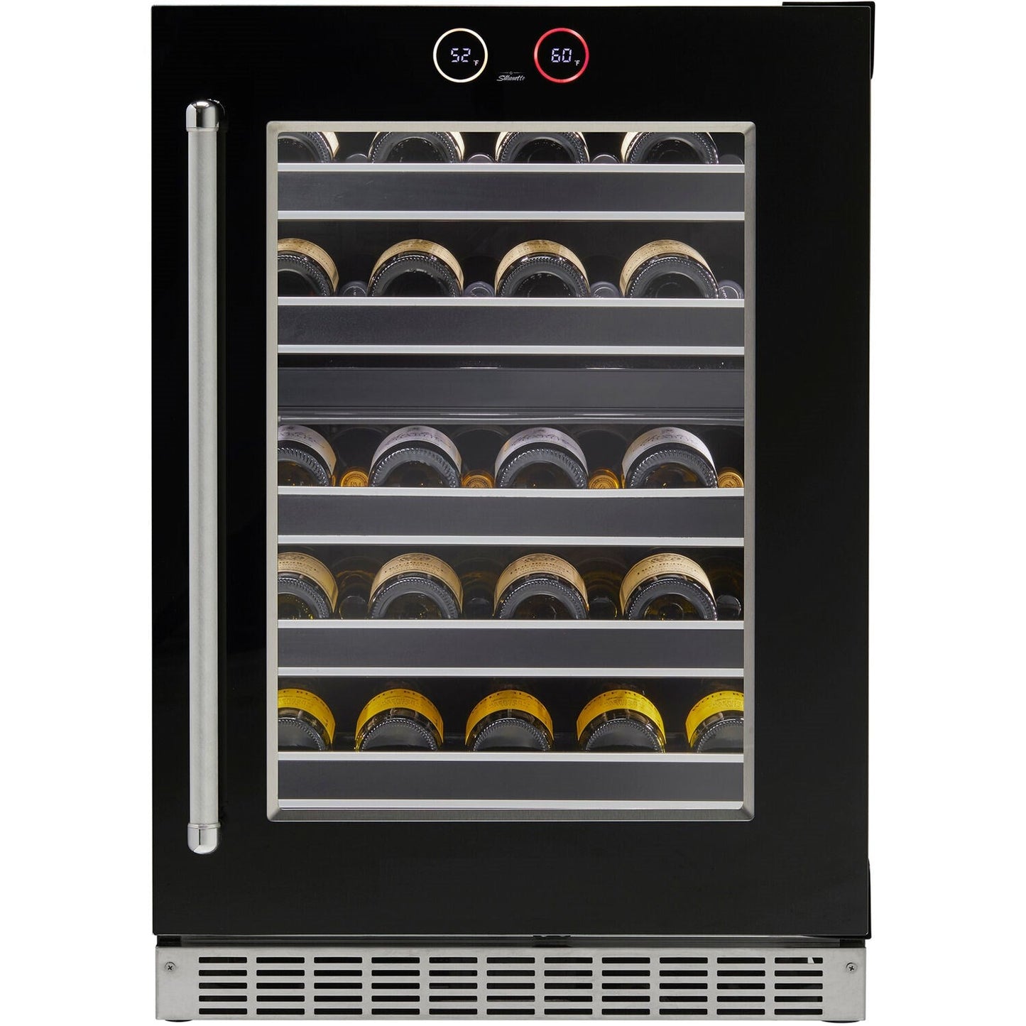 Danby - 37 Bottle Silhouette Under-Counter Wine Cellar, Left Hand Swing Only | SRVWC050L