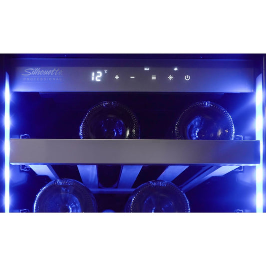 Danby - Silhouette 28 Bottle Integrated Wine Cooler, 15 inch Wide Chassis - SPRWC031D1SS