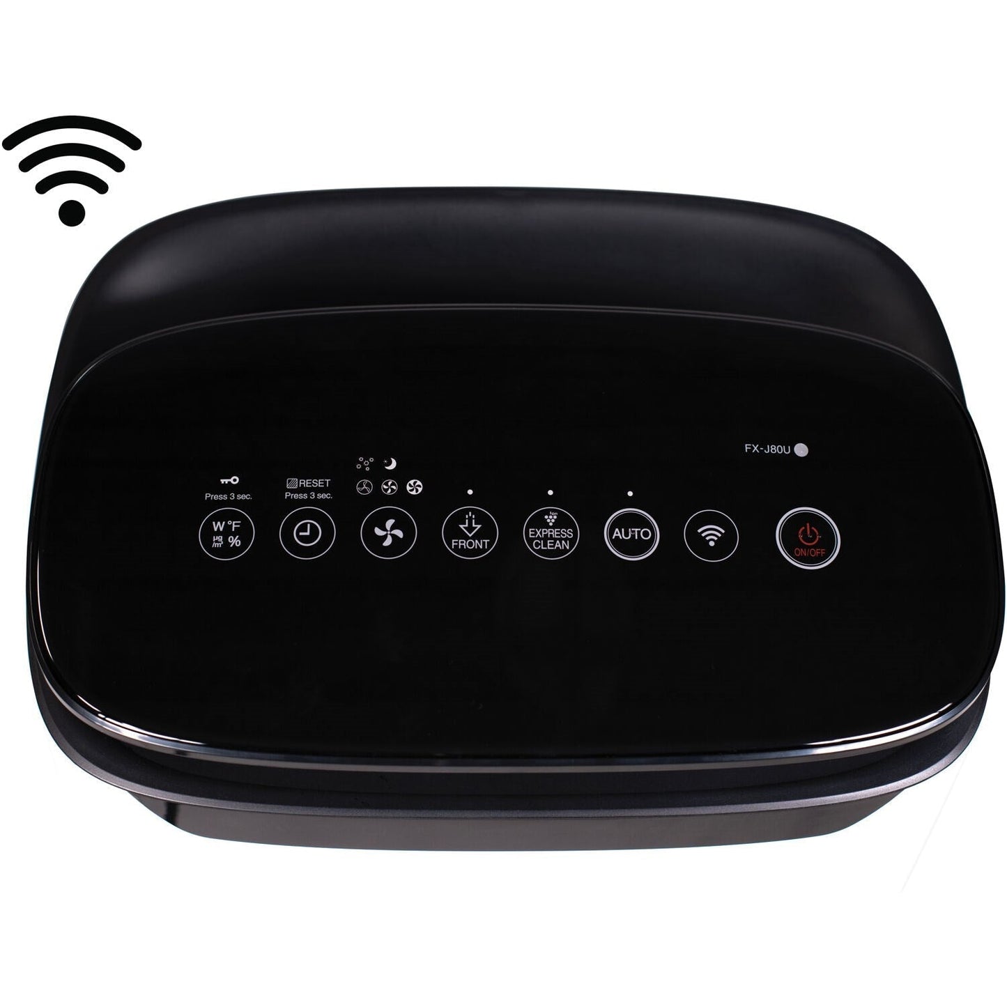 Sharp - Air Purifier, True HEPA, Plasmacluster, Wi-Fi (Large Rooms) - FX-J80UW