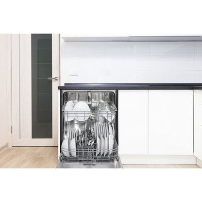 Danby - 24 inch Built-In Dishwasher,12 Place Settings, SS Interior, 6 Wash Programs | DDW2404EBSS
