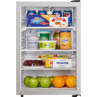 Danby - 2.6 CuFt. Commercial Rated Glass Door Compact All Refrigerator - DAG026A1BDB
