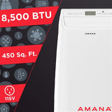 Amana - 13,000 BTU Portable AC _ AMAP141AW