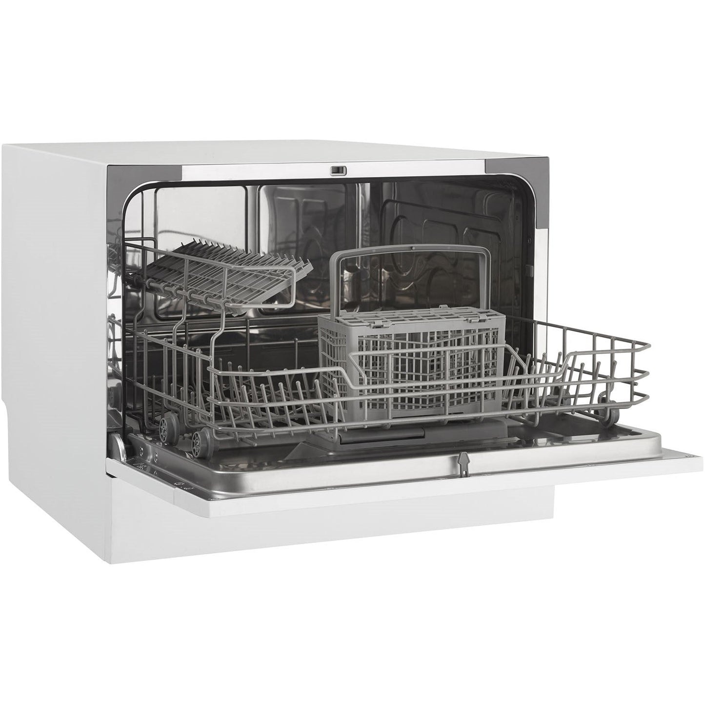 Danby - Countertop Dishwasher, 6 Place Setting, SS Interior - DDW621WDB
