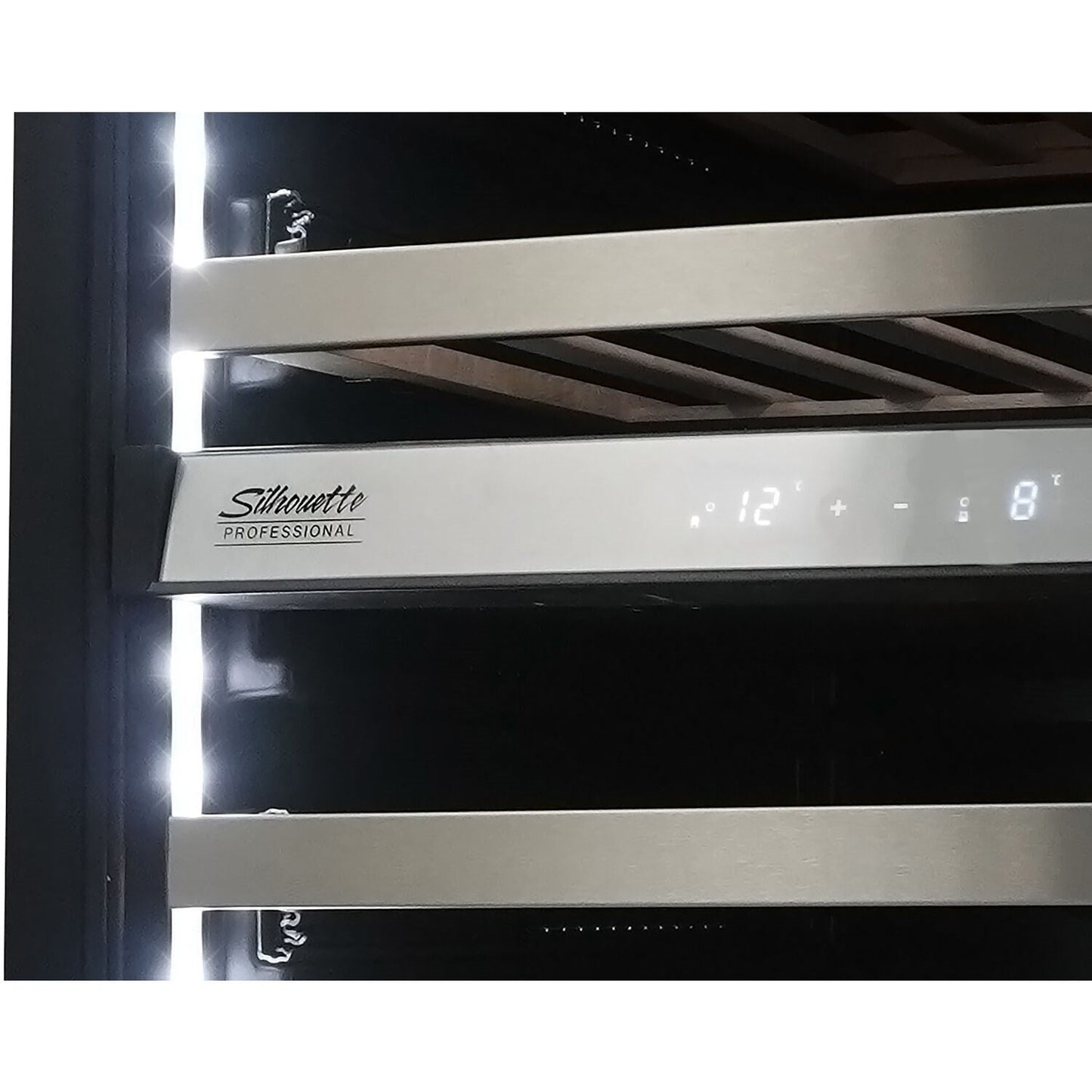 Danby - 51 Bottle Integrated Wine Cooler, Low-E Dual Pane Door, Pro Style Handle - SPRWC053D1SS