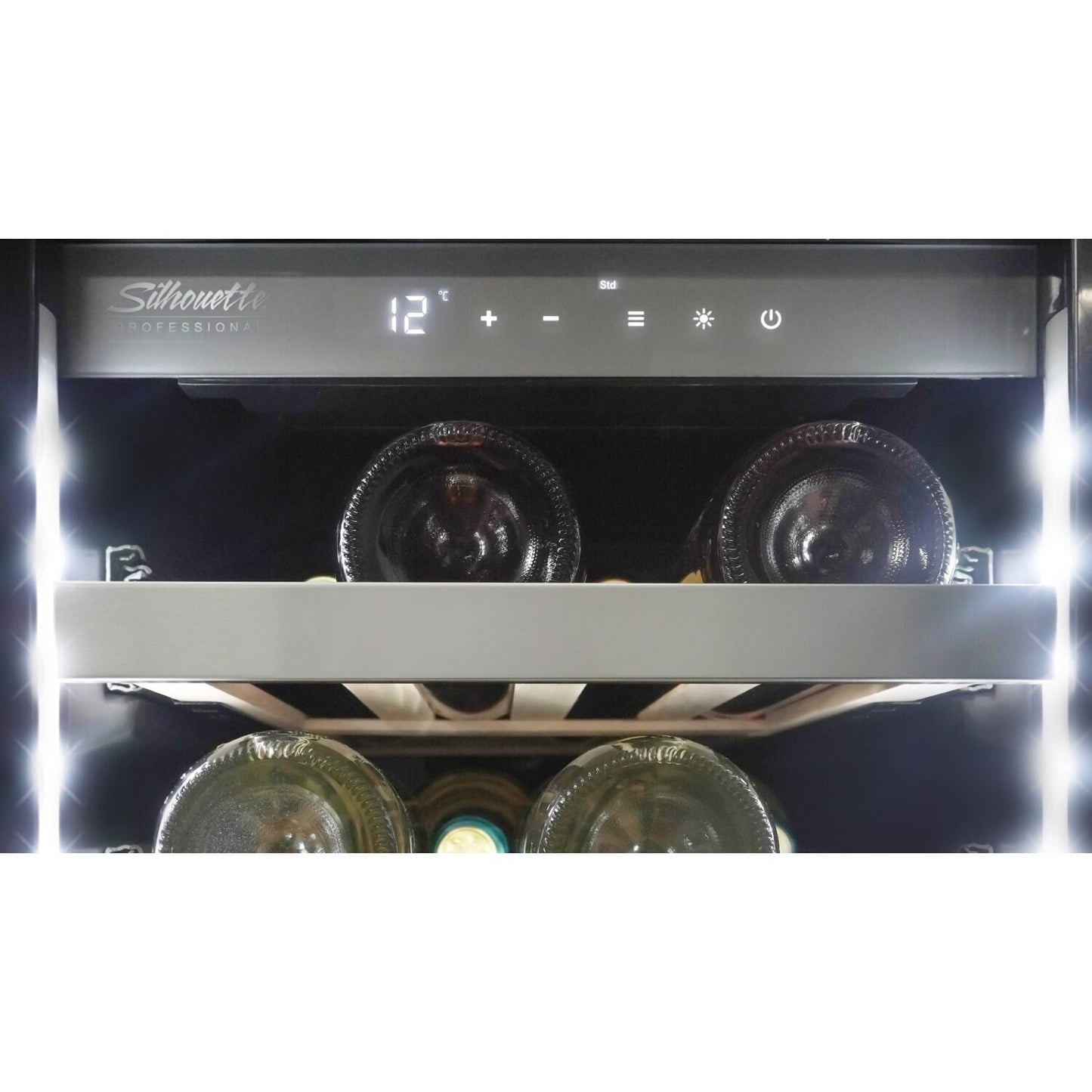Danby - Silhouette 28 Bottle Integrated Wine Cooler, 15 inch Wide Chassis - SPRWC031D1SS
