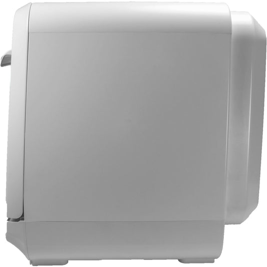 Magic Chef - 3-Place Setting Coutertop Dishwasher, 5 Programs, Built-In Water Tank - MCSCD3W