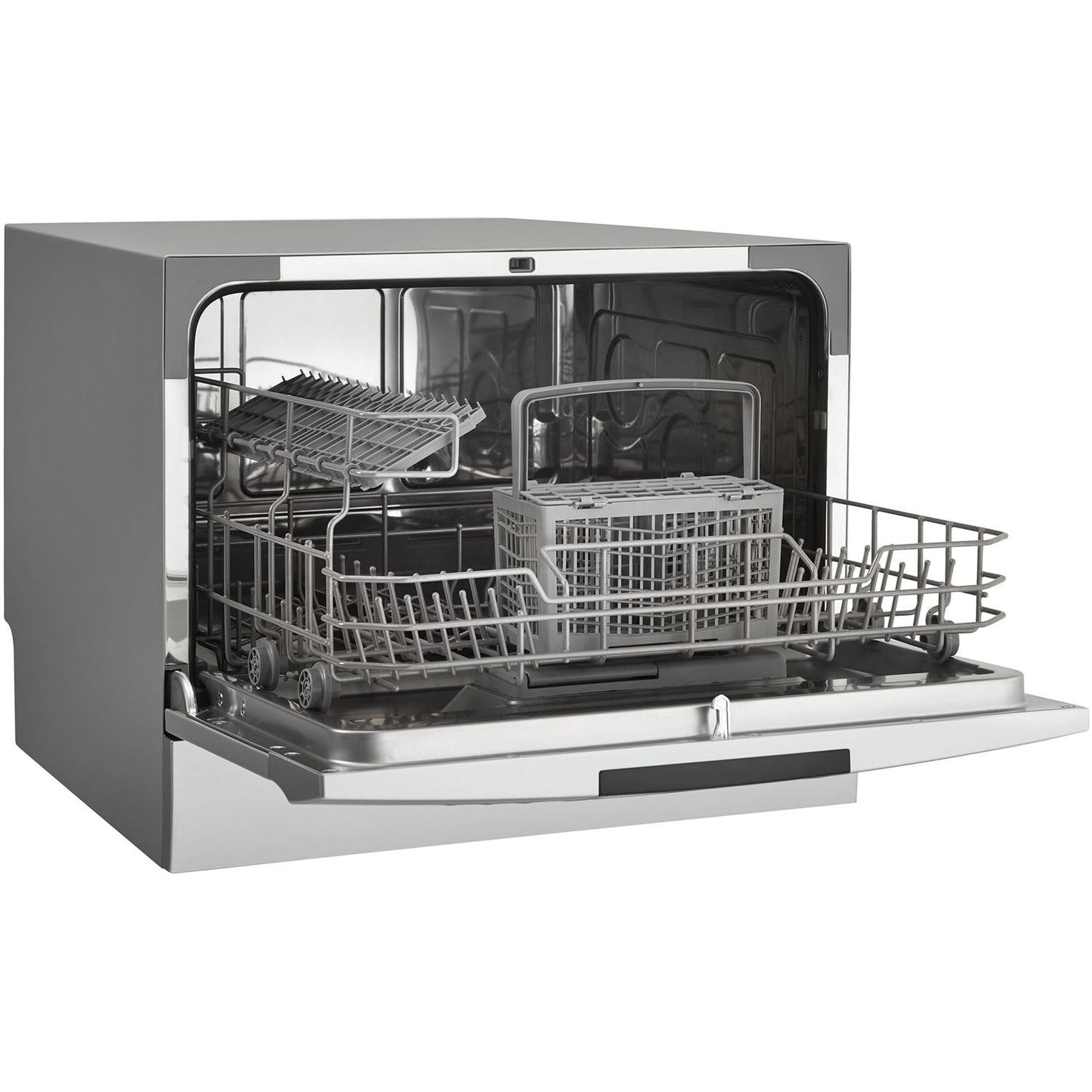 Danby - Countertop Dishwasher, 6 Place Setting, 8 Wash Cycles, SS Interior | DDW631SDB