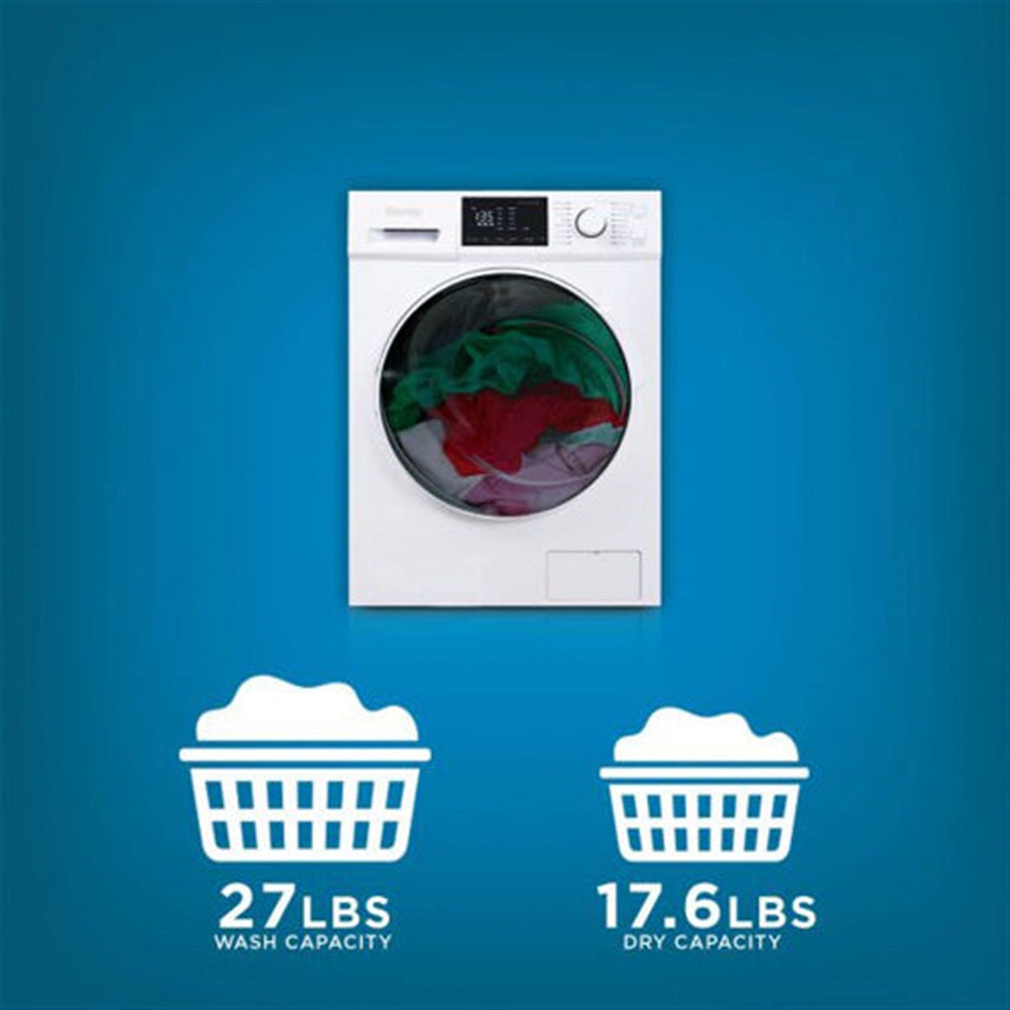 Danby - 2.7 cu. ft. All-In-One Ventless Washer Dryer Combo - DWM120WDB-3