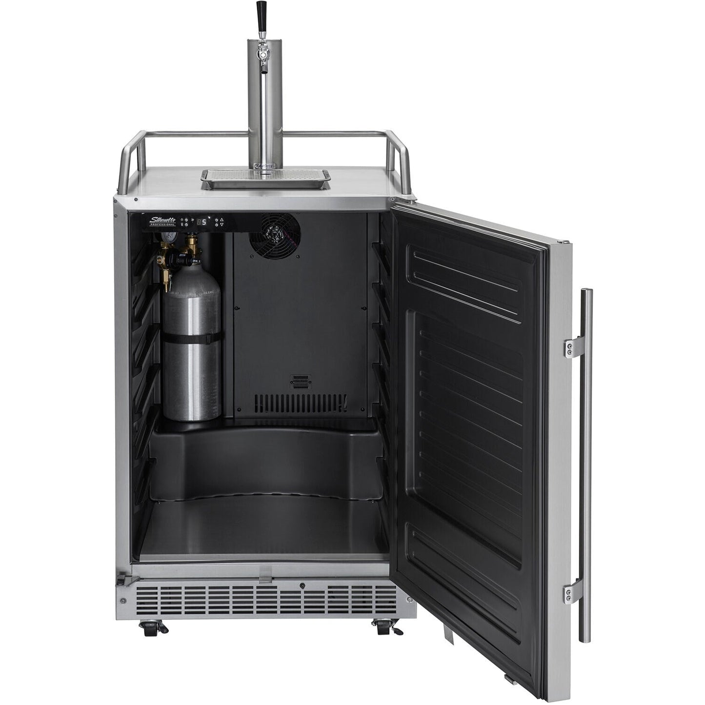 Danby - 6.5 CuFt. Outdoor Rated Keg Cooler, Frost Free Operation | DKC055D1SSPRO