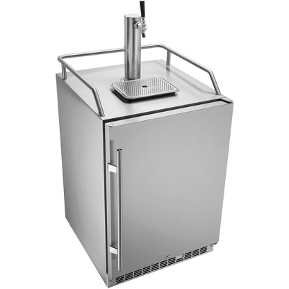 Danby - 6.5 CuFt. Outdoor Rated Keg Cooler, Frost Free Operation | DKC055D1SSPRO