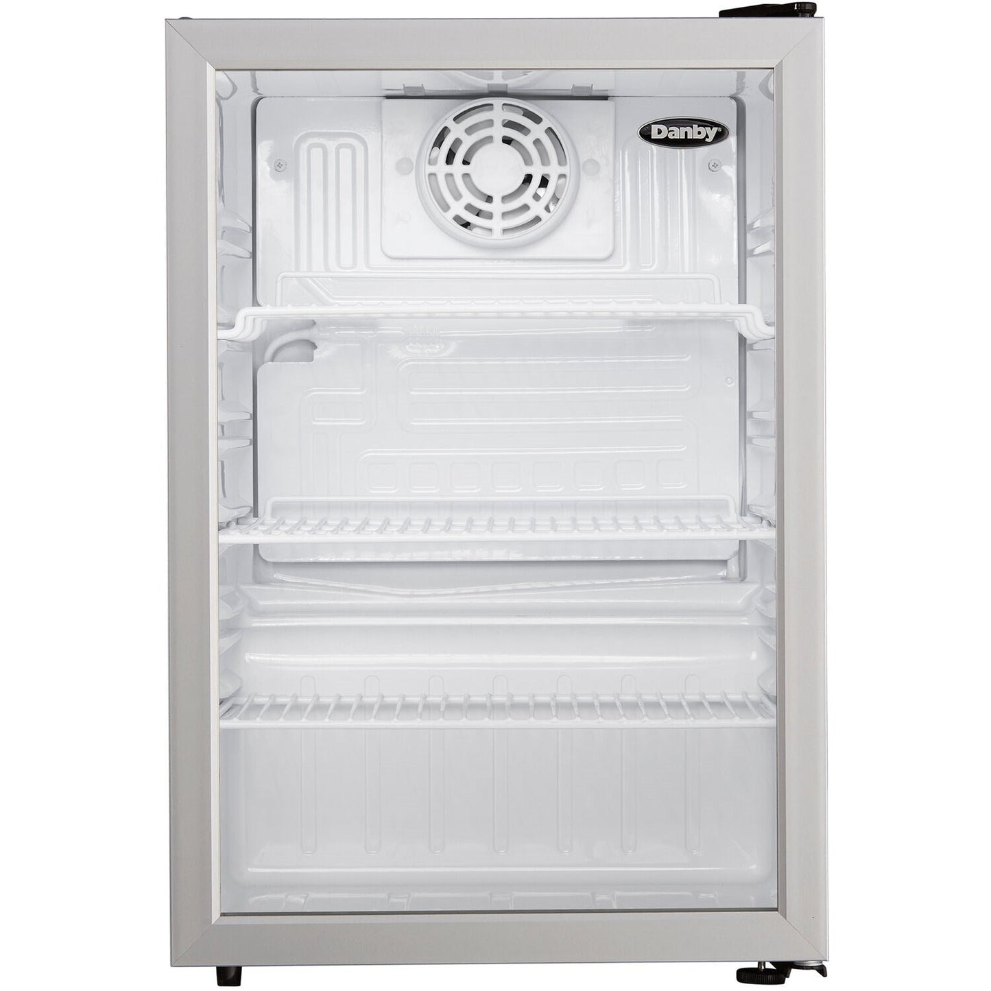 Danby - 2.6 CuFt. Commercial Rated Glass Door Compact All Refrigerator - DAG026A1BDB