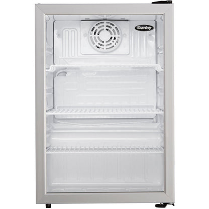 Danby - 2.6 CuFt. Commercial Rated Glass Door Compact All Refrigerator - DAG026A1BDB