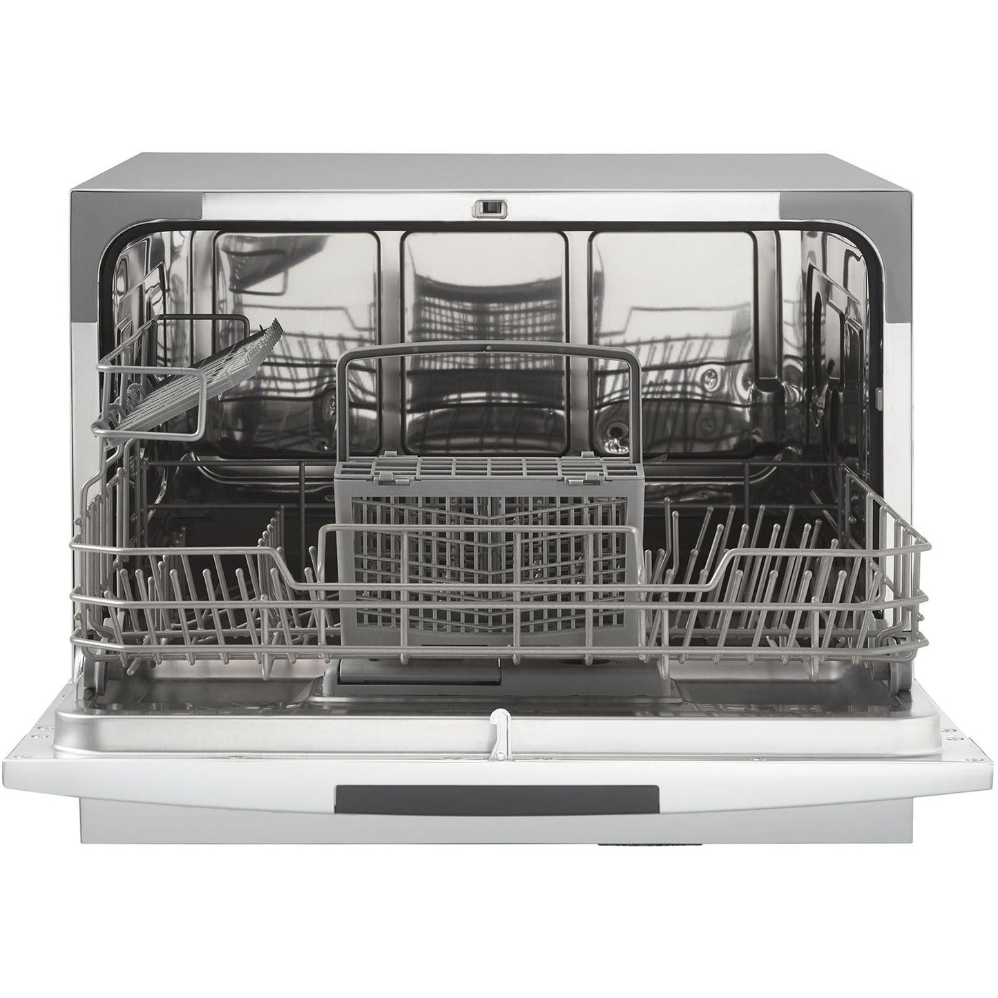 Danby - Countertop Dishwasher, 6 Place Setting, 8 Wash Cycles, SS Interior | DDW631SDB
