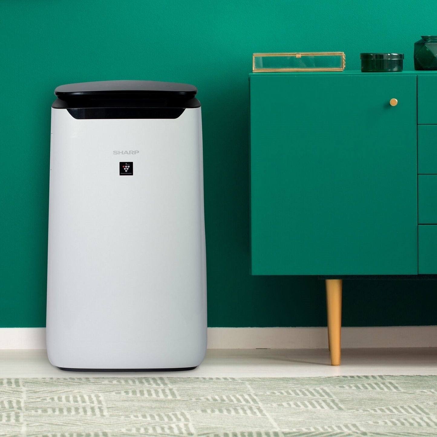 Sharp - Air Purifier, True HEPA, Plasmacluster, Wi-Fi (Large Rooms) - FX-J80UW