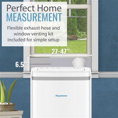 Keystone - 13000 BTU Portable Air Conditioner Heat/Cool  -  KSTAP13MFHC