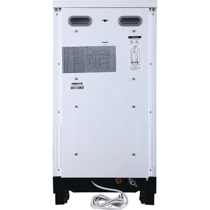 Danby - 18 inch Portable Dishwasher, 8 Place Settings, SS Interior, 4 Wash Programs - DDW1805EWP