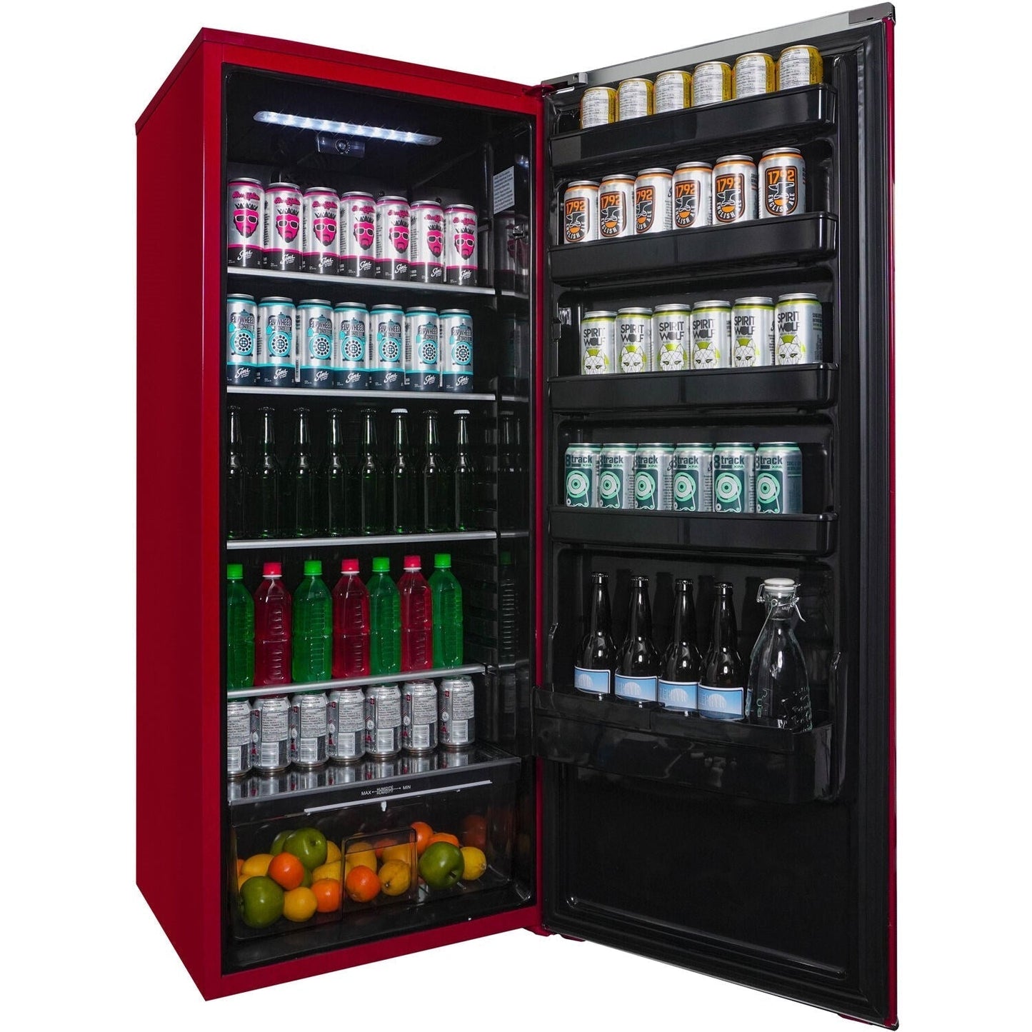 Danby - 11 CuFt. All Refrigerator, All Black Interior, See-Through Crisper | DAR110A3LDB