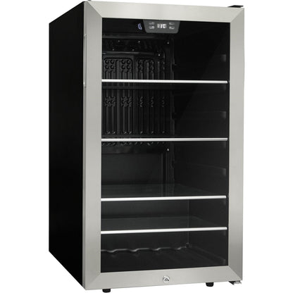 Danby 4.5 CuFt Beverage Center, Side Mount Pocket Handle, Door Lock - DBC045L1SS