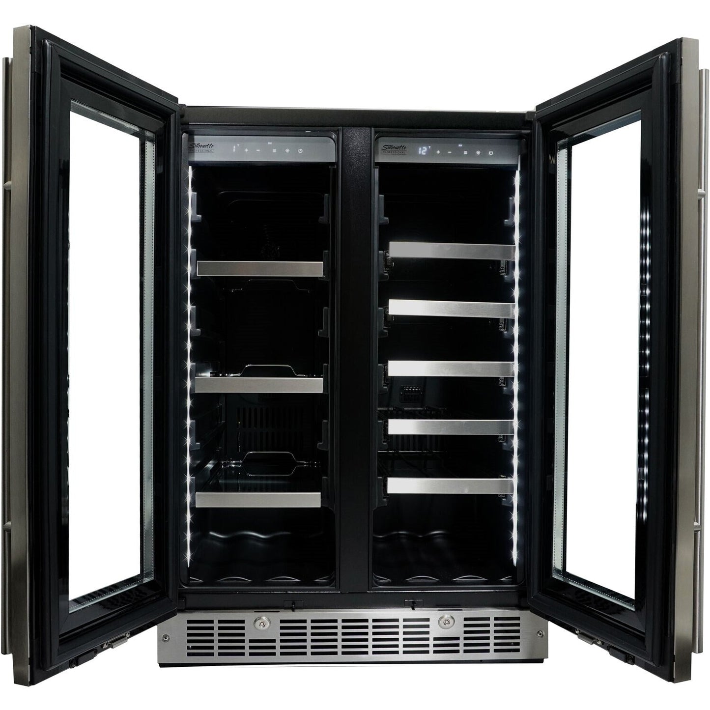 Danby - 4.7 CuFt Integrated Beverage Center, 21 Wine Bottles & 61 Beverage Cans | SPRBC047D1SS