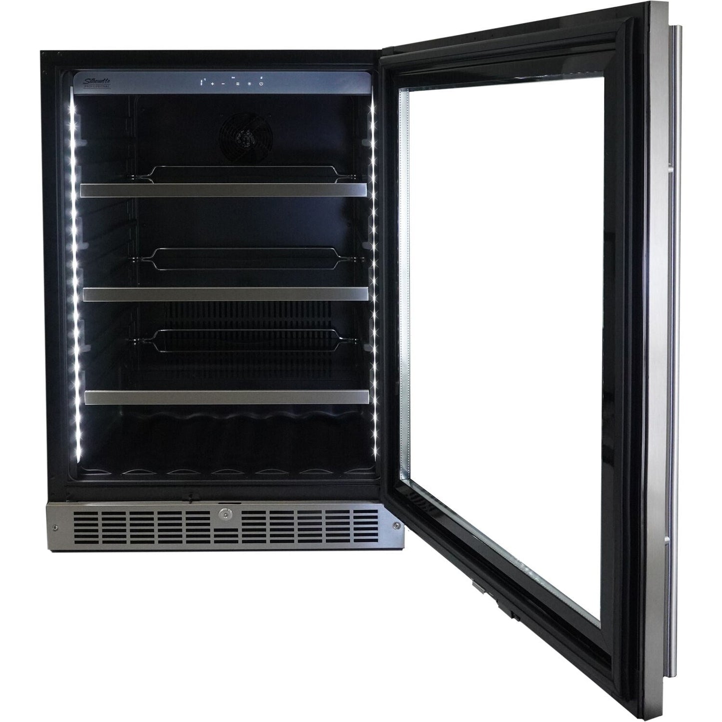 Danby - 5.6 CuFt Integrated Beverage Center, 6 Wine Bottles & 126 Beverage Cans | SPRBC056D1SS