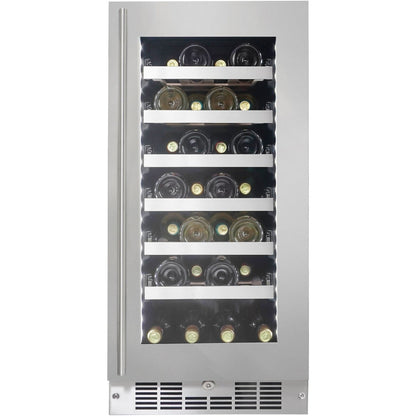 Danby - Silhouette 28 Bottle Integrated Wine Cooler, 15 inch Wide Chassis - SPRWC031D1SS
