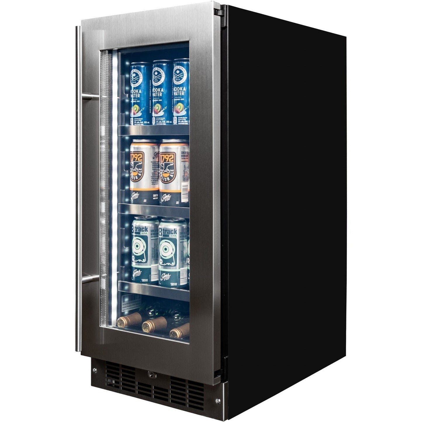 Danby - Silhouette Integrated Beverage Center, Holds 7 Bottles of Wine & 66 Cans - SPRBC031D1SS