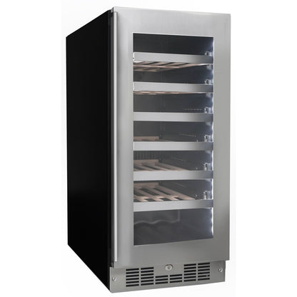Danby - Silhouette 28 Bottle Integrated Wine Cooler, 15 inch Wide Chassis - SPRWC031D1SS
