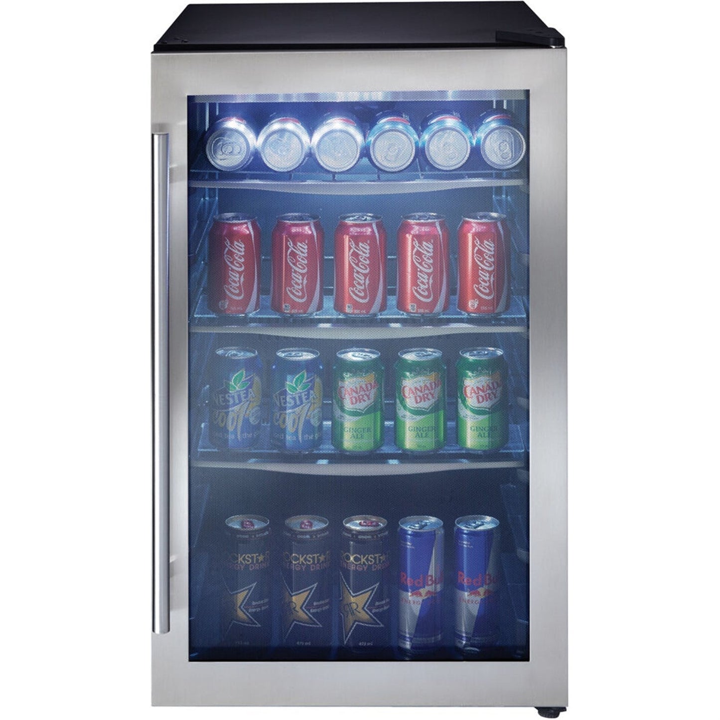 Danby - 4.34 CuFt Beverage Center, Towel Bar Handle, Door Ajar Alarm | DBC434A1BSSDD