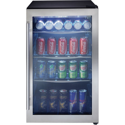Danby - 4.34 CuFt Beverage Center, Towel Bar Handle, Door Ajar Alarm | DBC434A1BSSDD